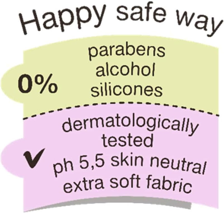 Bella Baby Happy Feuchttücher Milch & Honig, 640 Tücher (10 x 64 Stück)