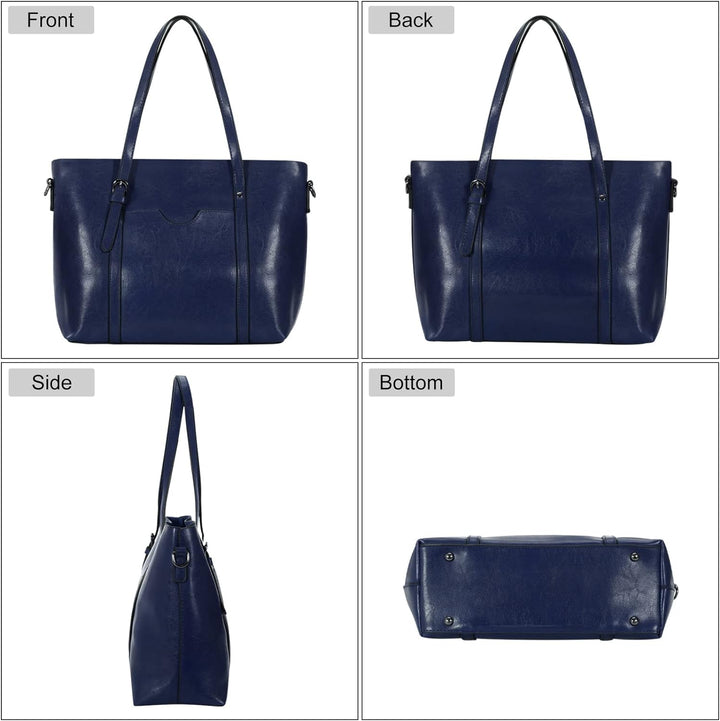 HAWEE Damen Crossbody Handtasche Grosse Shopper Umhängetasche Kunstleder Tote Schultertasche Mode He