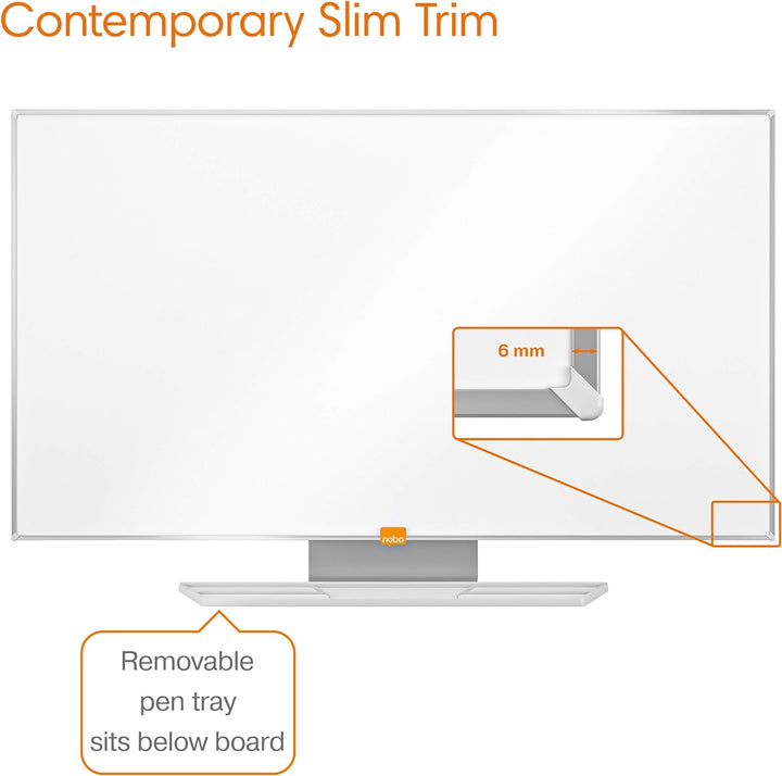 Nobo 1905297 Widescreen 40" Stahl Nano Clean Whiteboard weiss