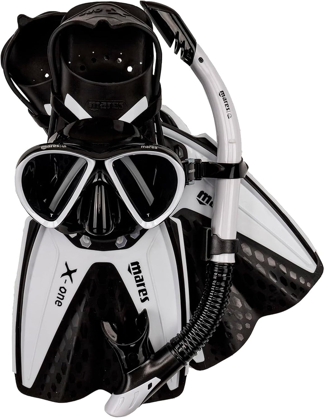 Mares Erwachsene Tauchset Set X-ONE MAREA L-XL Weiss, L-XL Weiss