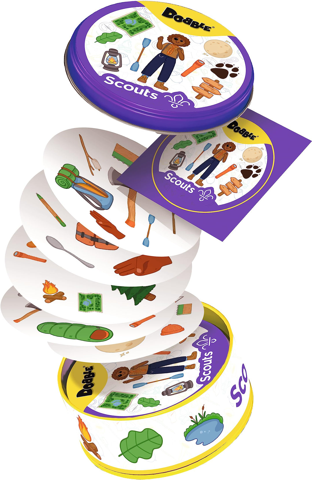 Dobble Scouts | Kartenspiel | Ab 6 Jahren | 2-8 Spieler | 15 Minuten Spielzeit Scouts Scouts, Scouts