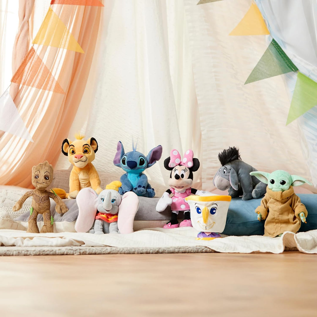 Disney Store Official, Micky Maus, Mini Bean Bag Kuscheltier, 21 cm, Micky Maus
