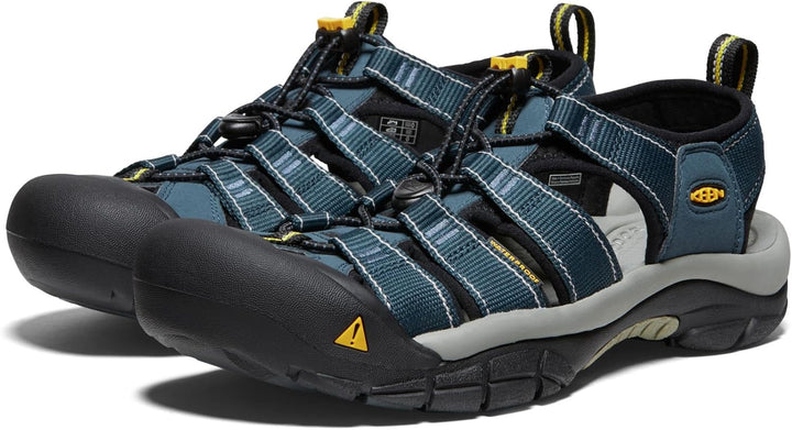 KEEN Herren Newport H2 Closed Toe WaterSandalen 44.5 EU Weit Marineblau Mittelgrau, 44 EU Weit Marin