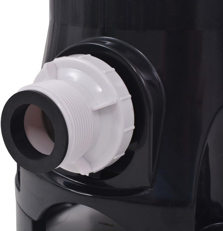 Poolfilterpumpe 185 W mit 4,4 m³/h Durchfluss, korrosionsbeständiger ABS-Tank, 100 Baumwoll-Filterku