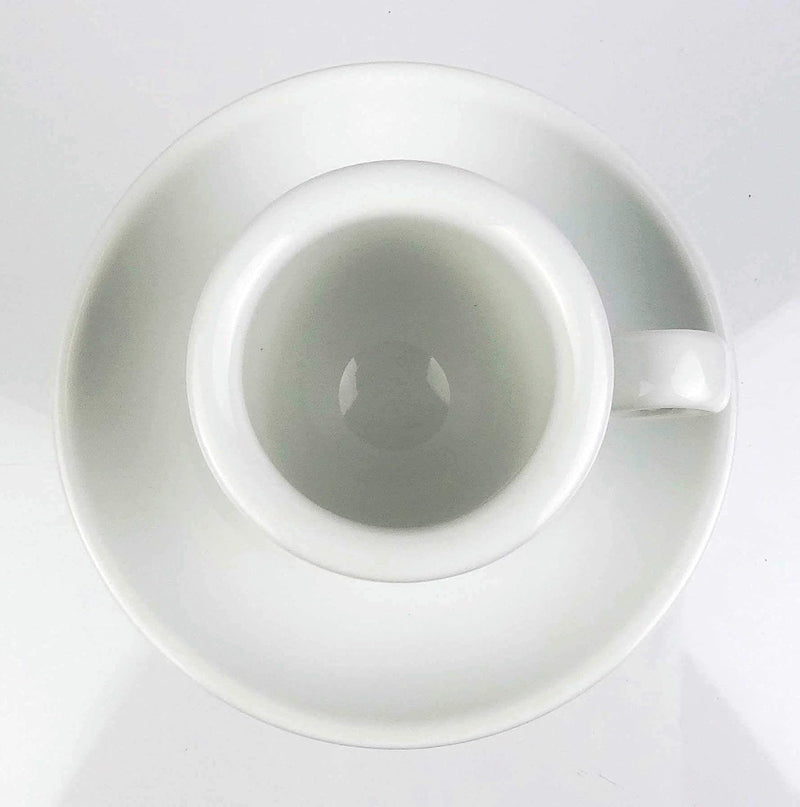 Moka Consorten Extra dickwandige Espressotassen | 0,8 cm Tassenwand | Füllmenge (bis zur Oberkante):