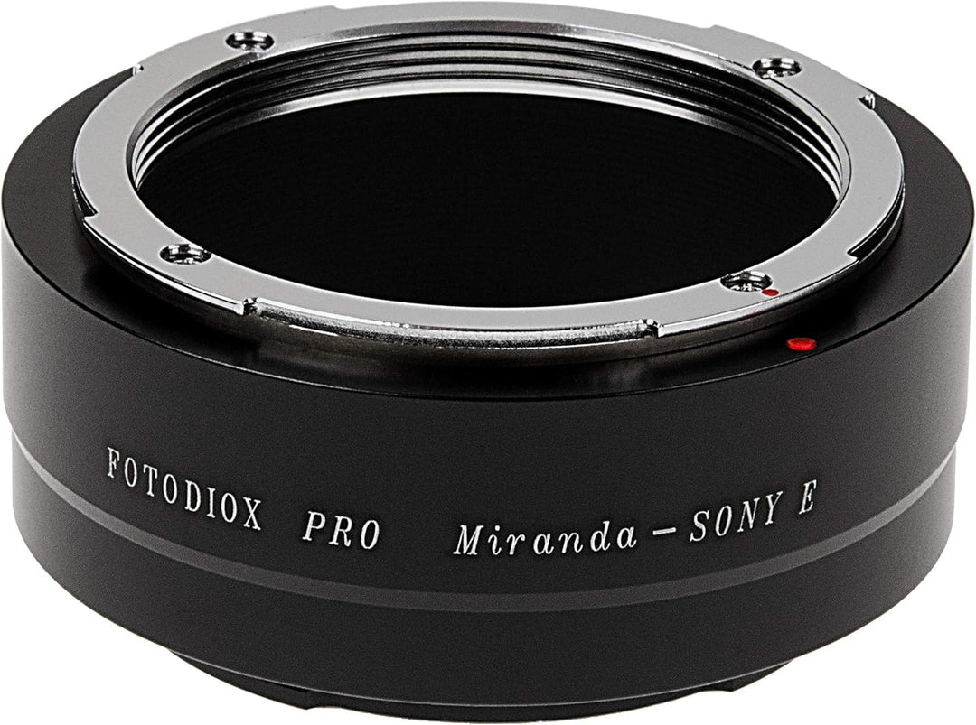 Fotodiox Pro Lens Mount Adapter Compatible with Miranda (Mir) Lenses on Sony E-Mount Cameras Miranda