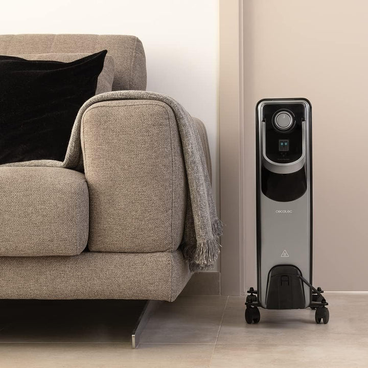 Cecotec Öl-Radiator ReadyWarm 9000 Space 360º Black. 2000 W, 9 Module, 3 Leistungsstufen, Kabelaufbe