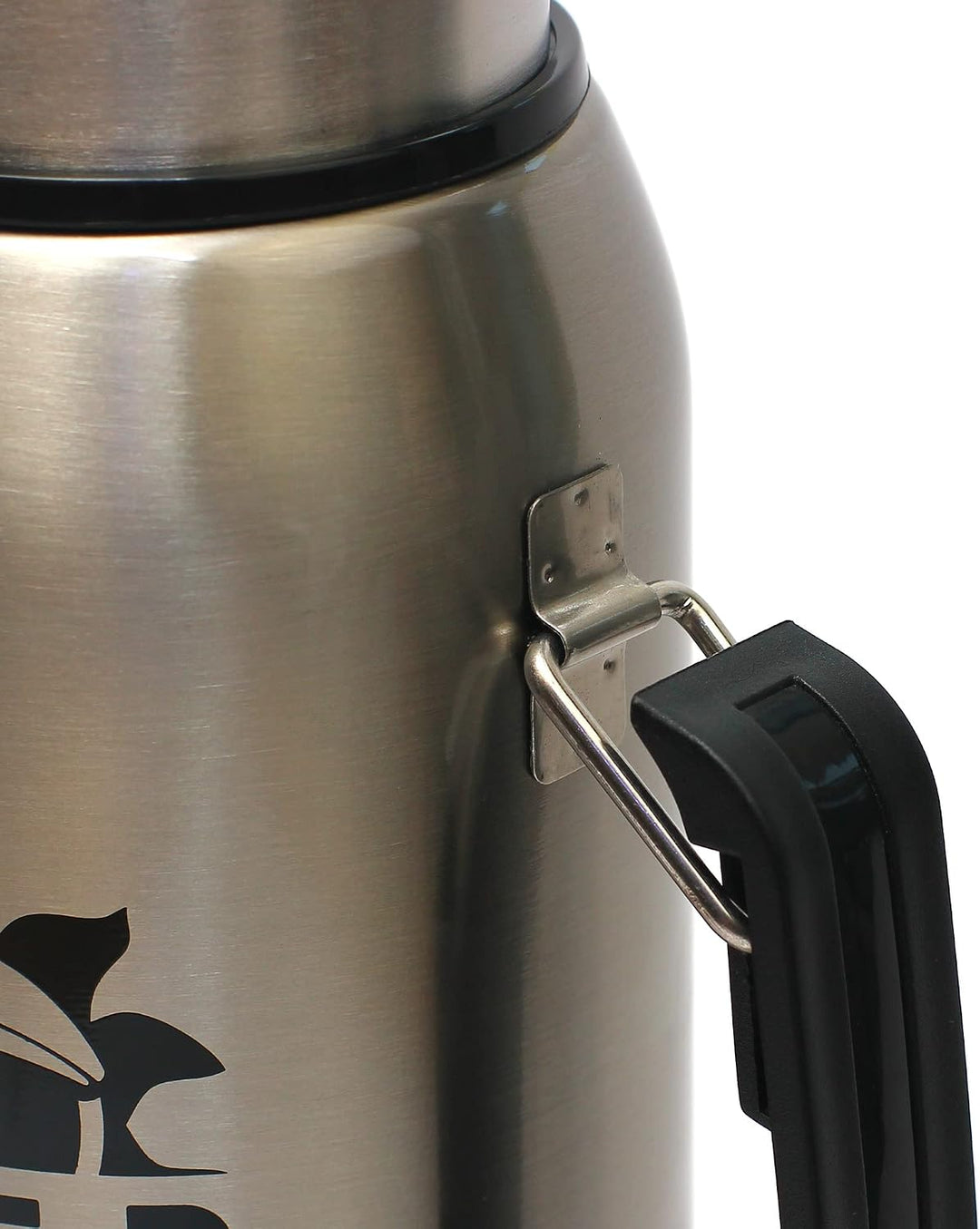 Mate Green Largoinox Vacuum Flask 1L Schwarz ● INOX 18/8 Edelstahl Thermoflasche ● Ideal für Mate Te