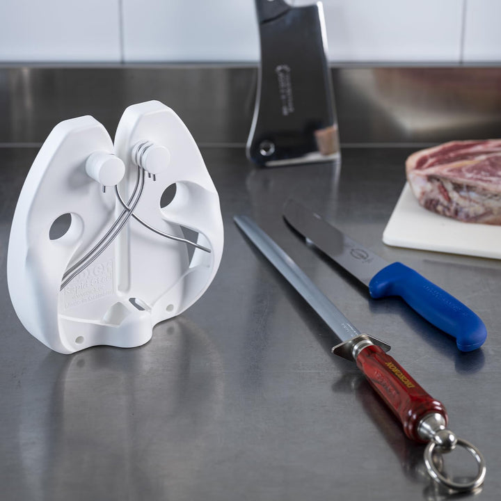 F. DICK Wetzstahl DICKORON Classic (30 cm Klingenlänge, Saphierzug, 65°HRC Oberfläche, Kunststoffgri