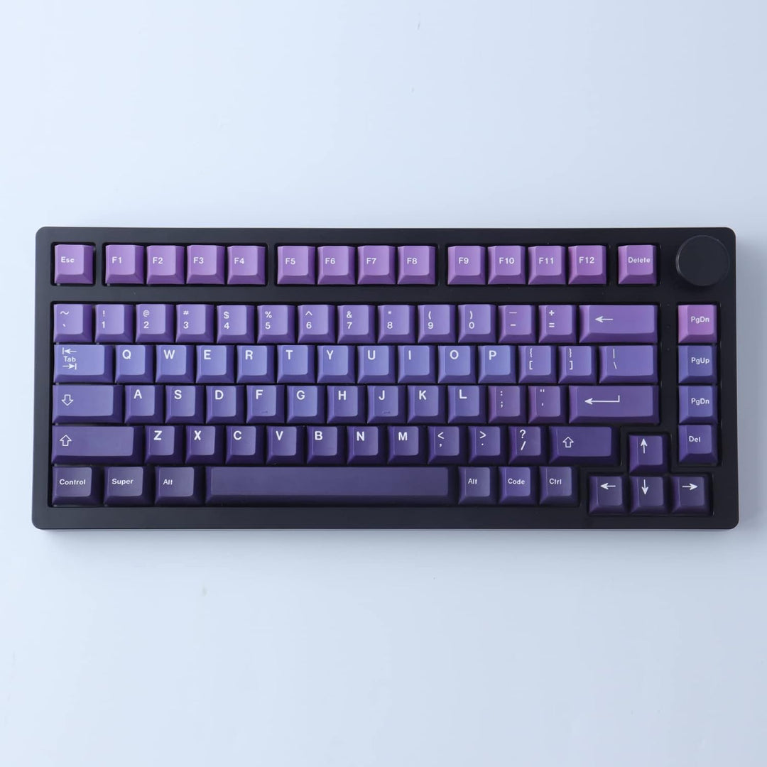 Keycaps PBT Keycaps 126 Tasten ISO&ANSI Layout Cherry Profil Dye-Sublimation Keycaps Set für Gateron