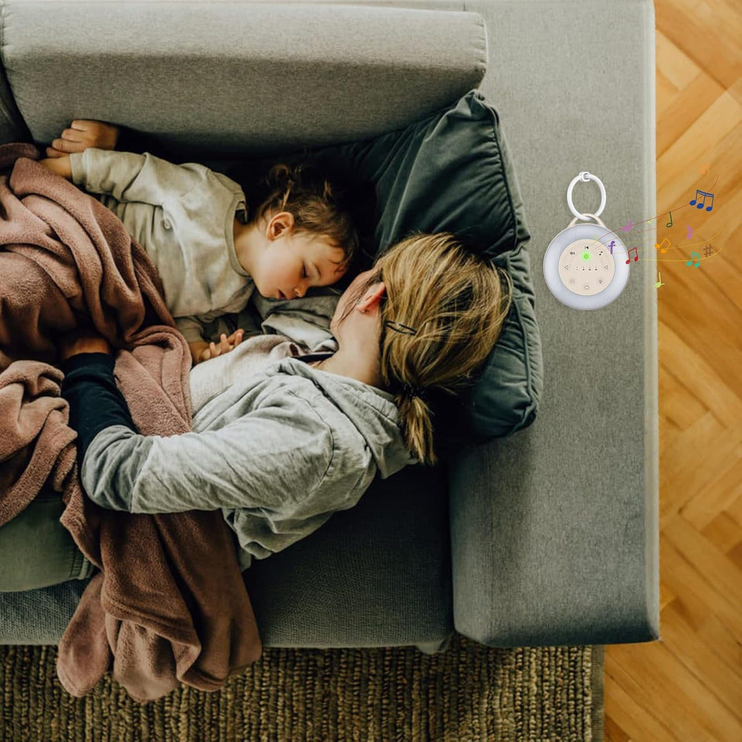White Noise Machine Einschlafhilfe mit 24 Beruhigende Geräusche Tragbare Weisses Rauschen Maschine m
