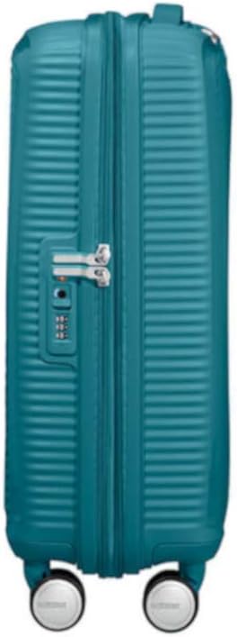 American Tourister Soundbox - Spinner S Erweiterbar Handgepäck, 55 cm, 41 L, Grün (Jade Green) Grün