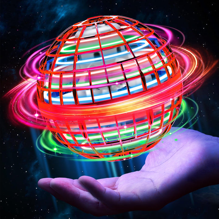 Airabc Fliegender Ball,Magic Flying Orb Ball,Hand Controlled Hover Ball Schwebender Ball mit LED Lic