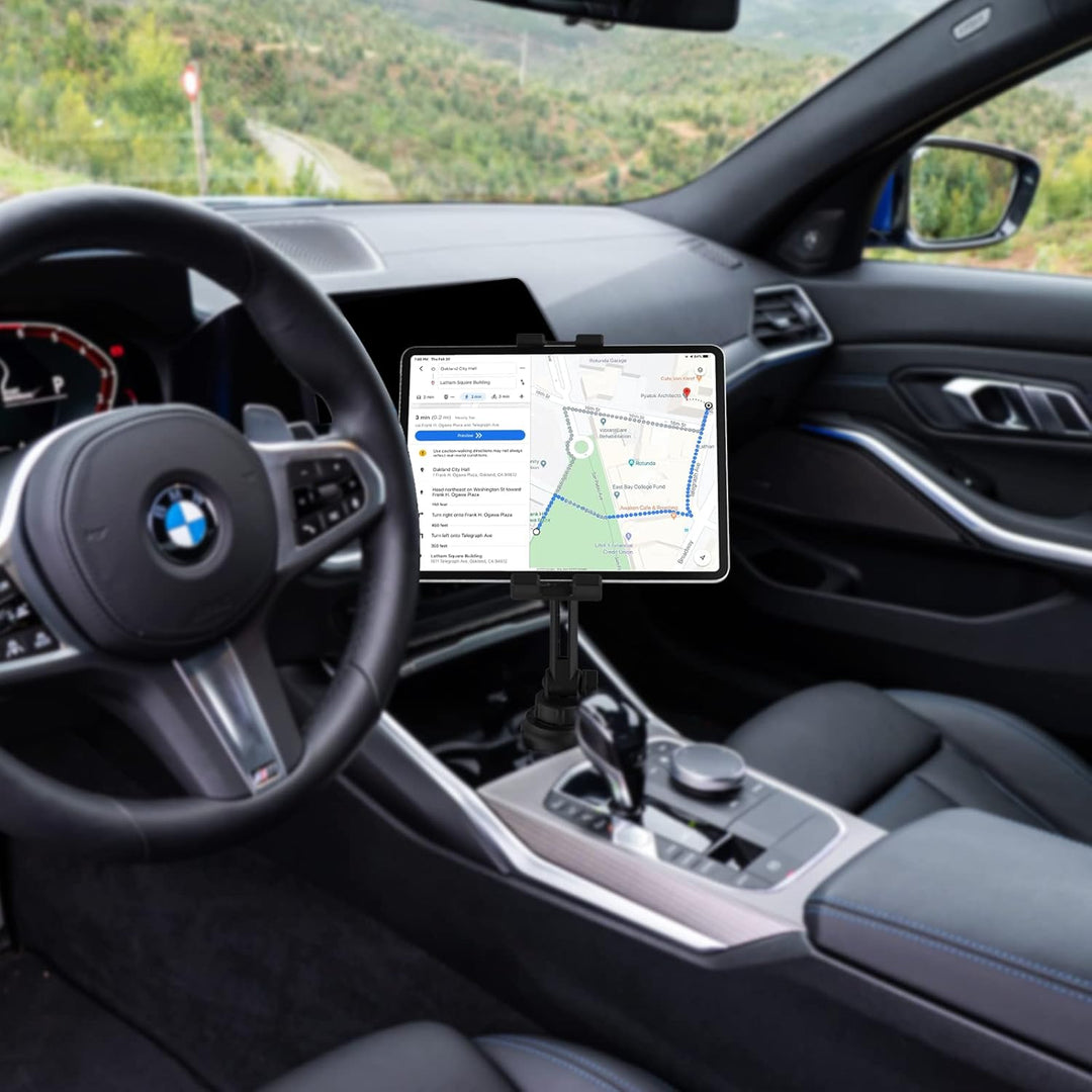 woleyi Auto Tablet Halterung Getränkehalter, KFZ Becherhalter iPad Autohalterung, Car Cup Holder Tab