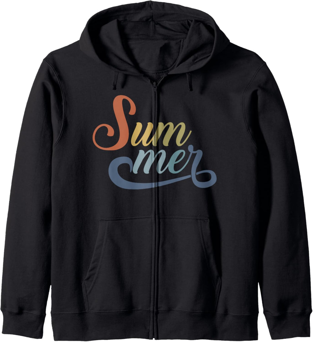 Trendy Sweet Summer Color Palette Script Kapuzenjacke
