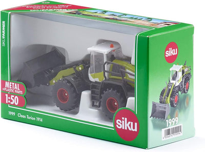 siku 1999, Claas Torion 1914 Radlader, 1:50, Metall/Kunststoff, Grün, Bewegliches Knickgelenk, Beweg