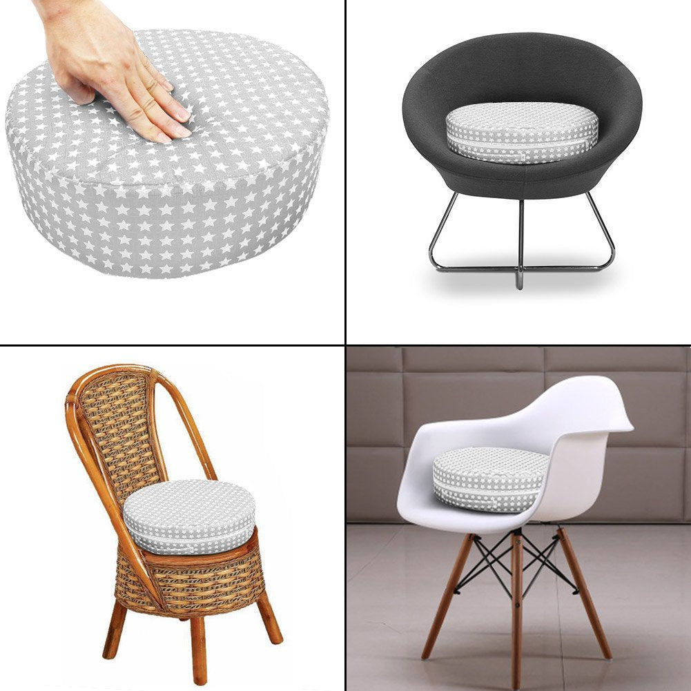 Zicac Sitzerhöhung Sterne Muster Tragbare Sitzerhöhung mit Seitentasche für Kinder Seat Pad