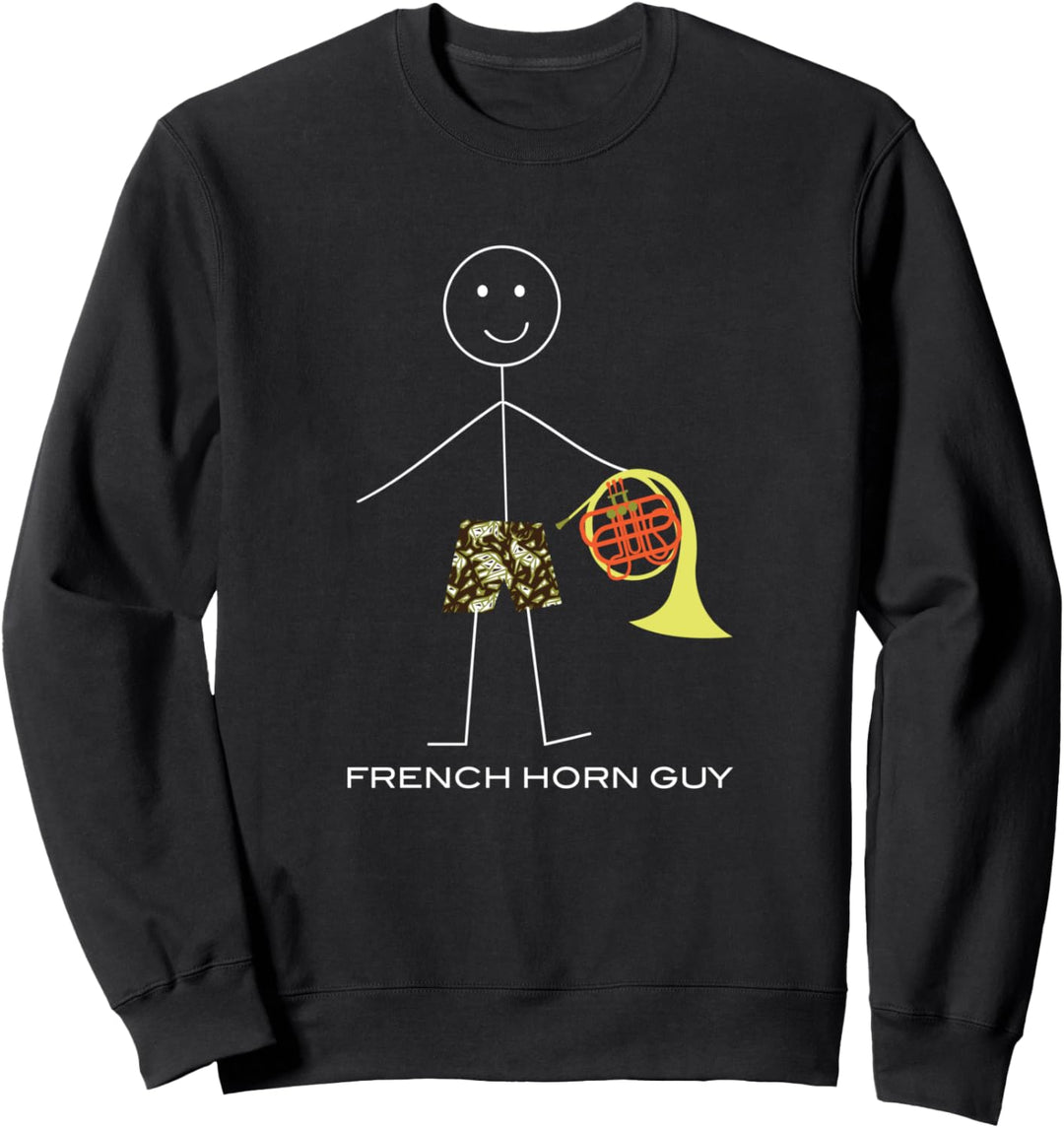 Lustige Herren Waldhorn, Junge Musiker Geschenke Sweatshirt