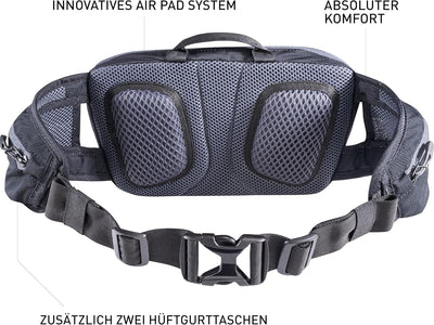 EVOC HIP Pouch 1 Hüfttasche Bauchtasche Hüftbeutel für Bike-Touren & Trails (1l Fassungsvermögen, AI