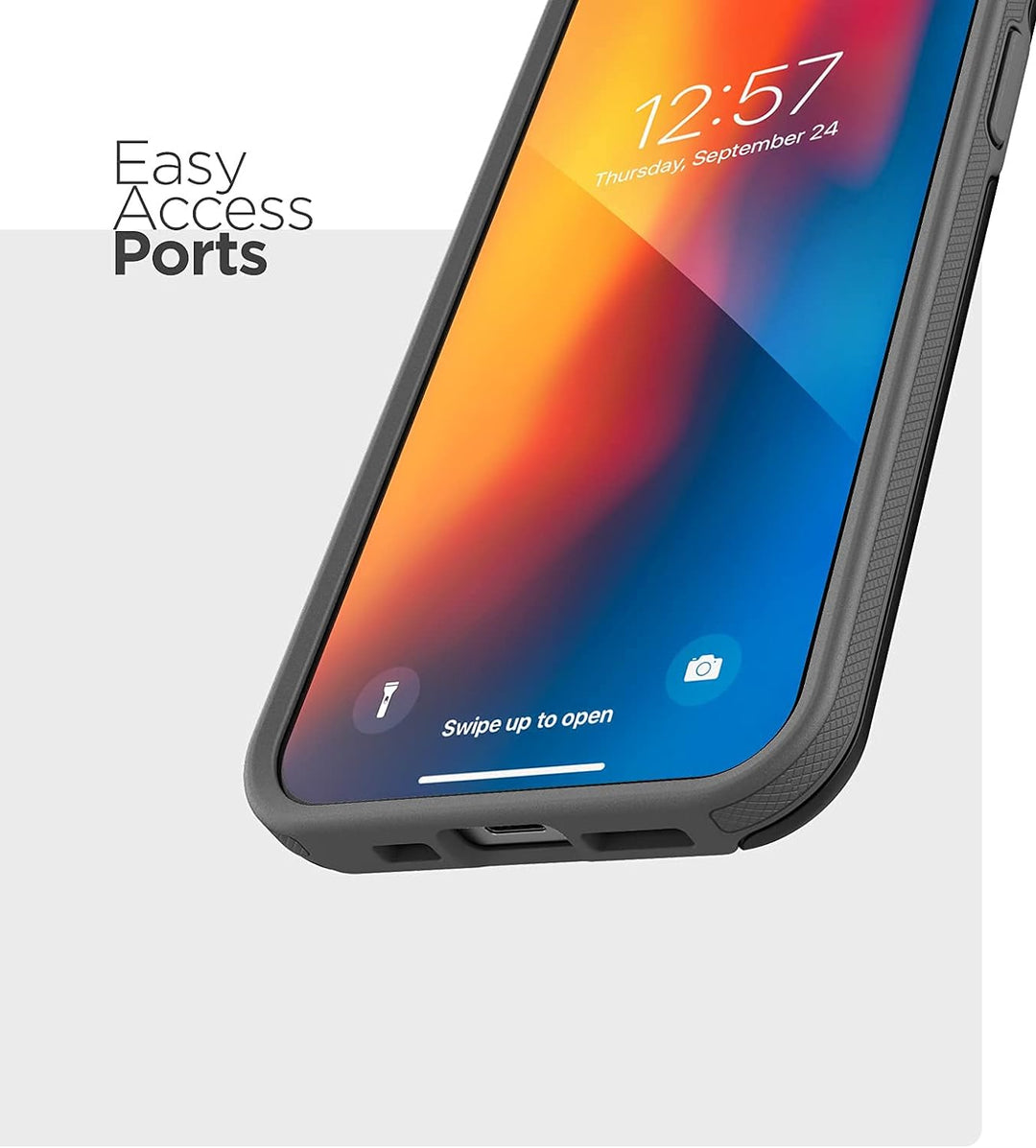 Encased Wallet Hülle für iPhone 13 mit Kartenfach – Schutzhülle Handyhülle Stossfest Case (4 Karten/