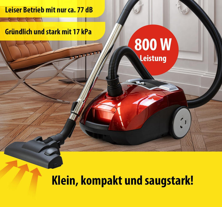 CARRERA Staubsauger [Für alle Fussböden] Vacuum Cleaner - Bodenstaubsauger - Staubsauger mit Kabel -
