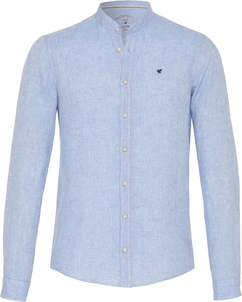 pure h. tico Herren Hemd, Uni Hellblau
