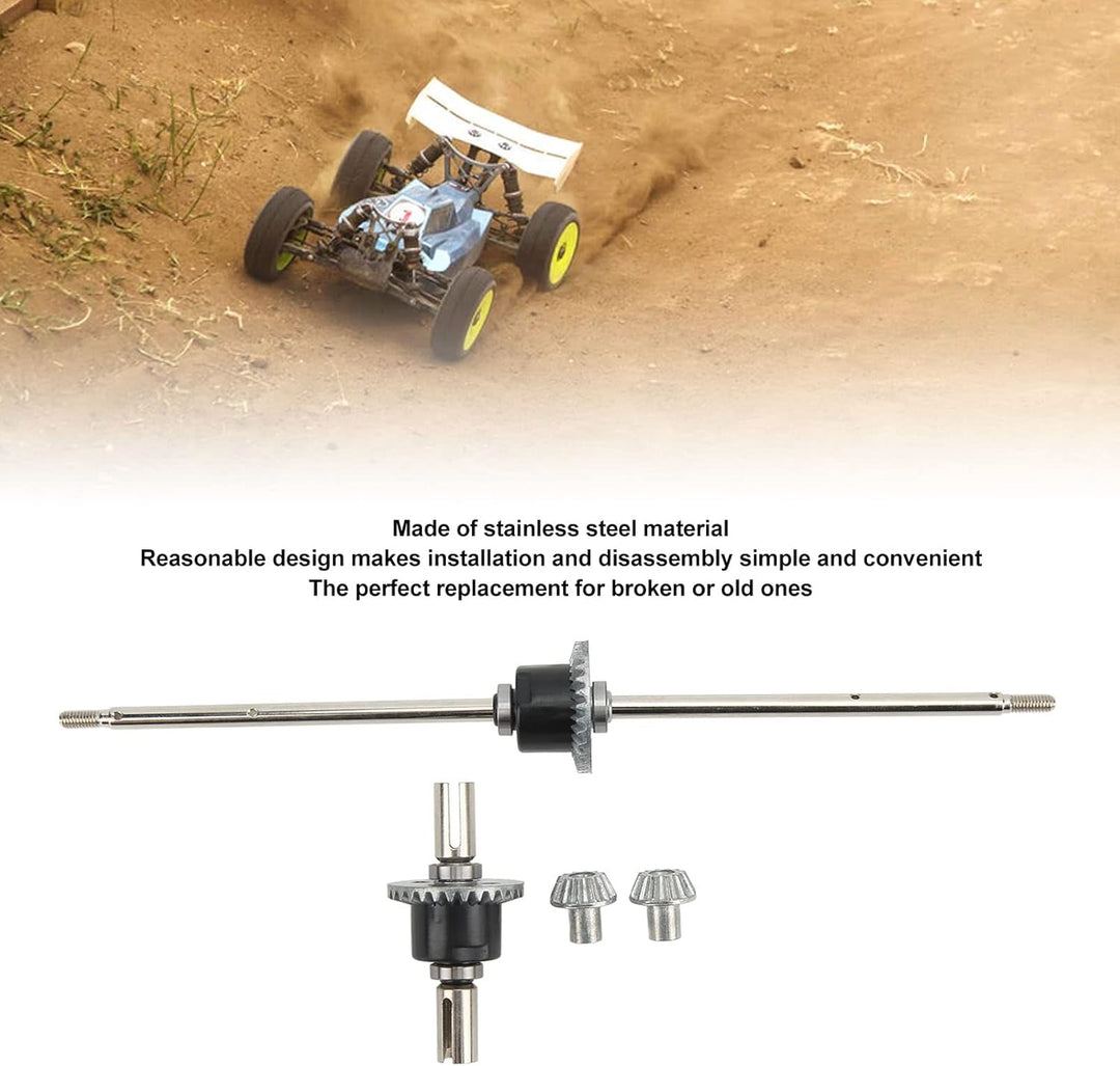 Ersatz-Differential, Hochwertiges Edelstahl Vorne Hinten Differentialgetriebe Ersatzteile für RC Aut