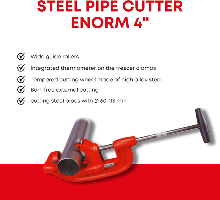 Rothenberger Stahlrohrabschneider Enorm, 4 Zoll, 1 Stück, 70060