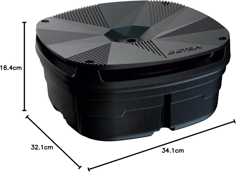 ETON Res 12 – Flacher Reserverad Aktiv Subwoofer, aktive Bassbox bestückt mit 30 cm / 12“ Woofer und