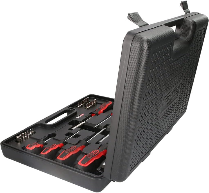 KS Tools 159.0100 ERGOTORQUEplus Schraubendreher- und Bit-Satz, 39-teilig