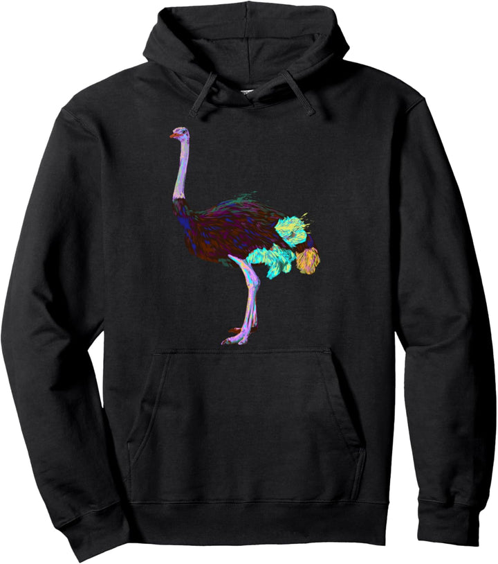 Bunter Strauss Pullover Hoodie