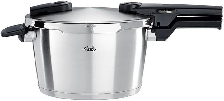 Fissler Vitaquick Premium/Schnellkochtopf (4,5 L, Ø 22 cm) m. Einsatz, Edelstahl-Dampfkochtopf, 2-Ga