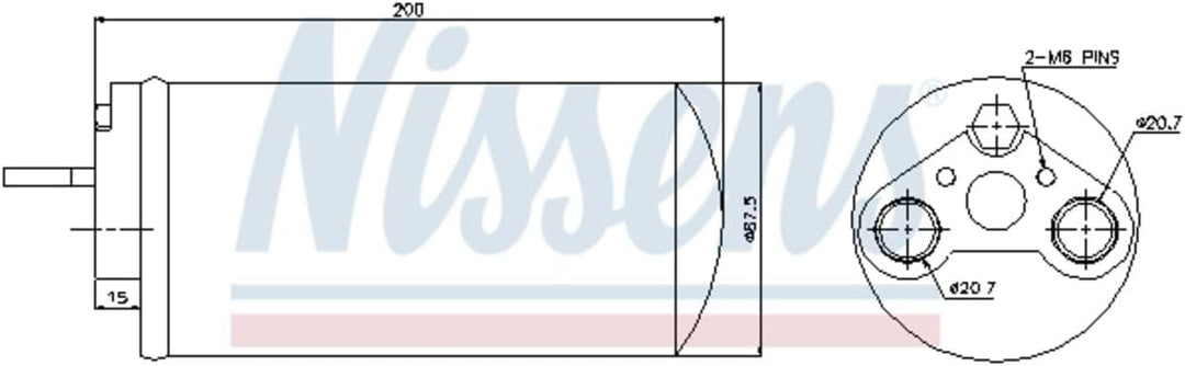 NISSENS 95461 Trockner, Klimaanlage