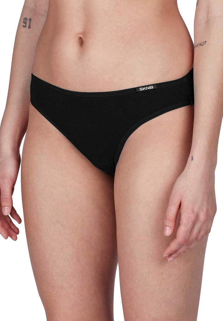 Skiny Damen Slip (3er Pack) 40 Schwarz, 40 Schwarz