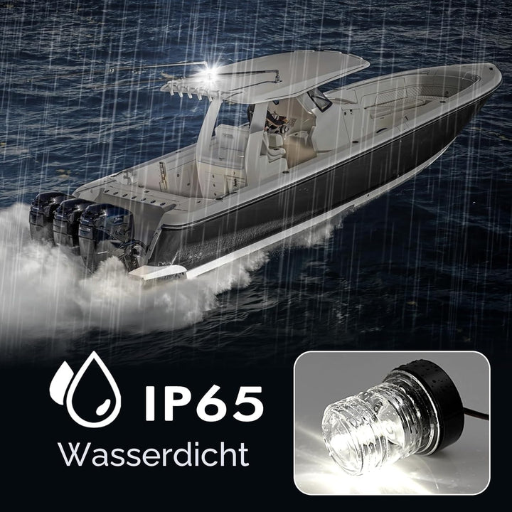 Geloo 12–24 V LED-Navigationslicht für Marineboote, Yachten, Garten, Ankerlichter, wasserdichtes Sig