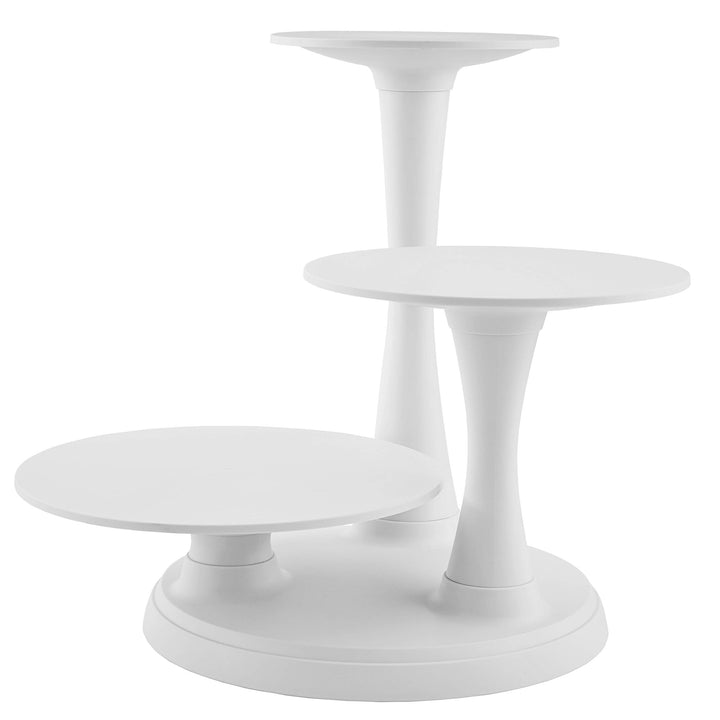 Wilton 307-350 Tortenständer 3 Etagen, Standard 3-stöckiger Säulen-Stil, 3-stöckiger Säulen-Stil