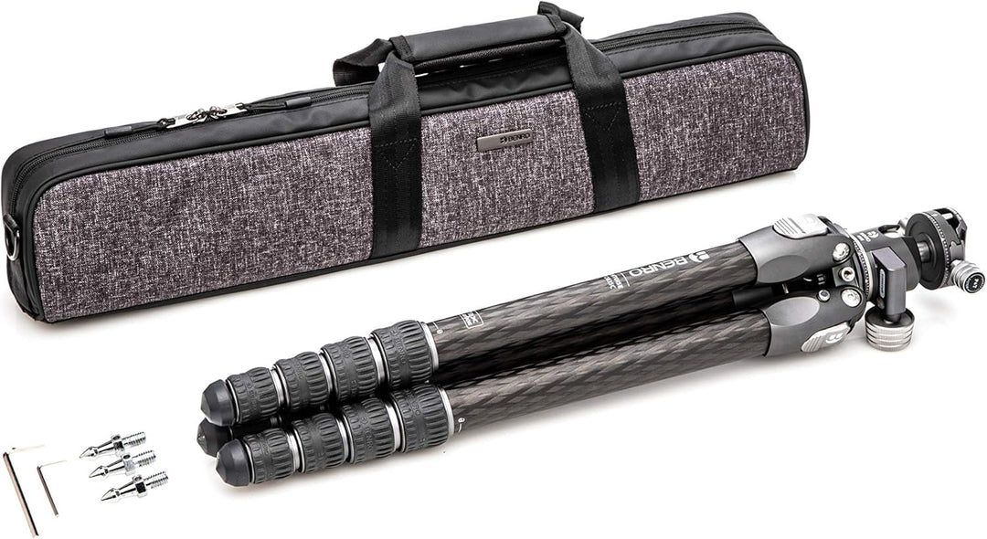BENRO Kit Tortoise 35C – Dreifach, Carbon, ohne Säule, mit Kugelkopf GX35