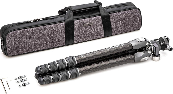 BENRO Kit Tortoise 35C – Dreifach, Carbon, ohne Säule, mit Kugelkopf GX35