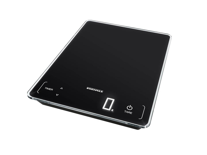 Soehnle Page Profi 100, digitale Küchenwaage, schwarz, Gewicht bis zu 15 kg (1-g-genau), Haushaltswa