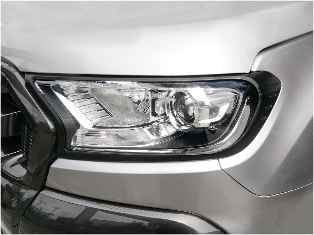 JHCHAN Scheinwerferabdeckung Frontlampe Schutzabdeckung für Ford Ranger T7 T8 2015-2022 Wildtrak XL