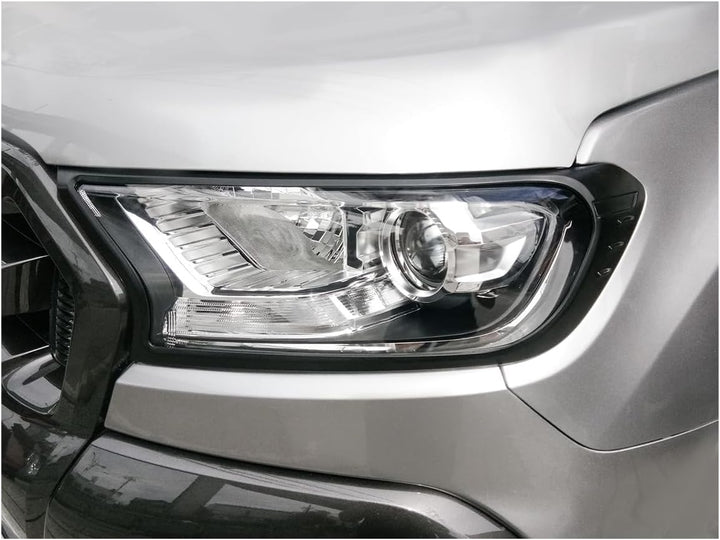 JHCHAN Scheinwerferabdeckung Frontlampe Schutzabdeckung für Ford Ranger T7 T8 2015-2022 Wildtrak XL