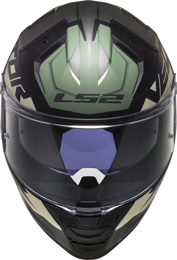 LS2, Integralhelme motorrad VECTOR II Absolute mat black silver, XXS, mat black silver