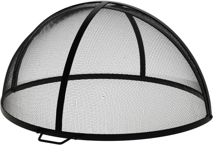Esschert Design Feuerstellengitter, Funkenschutz, halbkugel, faltbar, ca. 60 cm x 60 cm x 33
