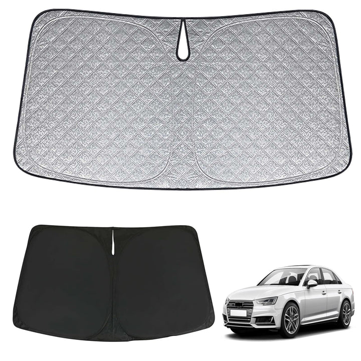 Auto Sonnenschutz Kompatibel mit Audi A4 B9/8W - Sonnenschutz Abdeckungen Frontscheibe Sonnenschirm