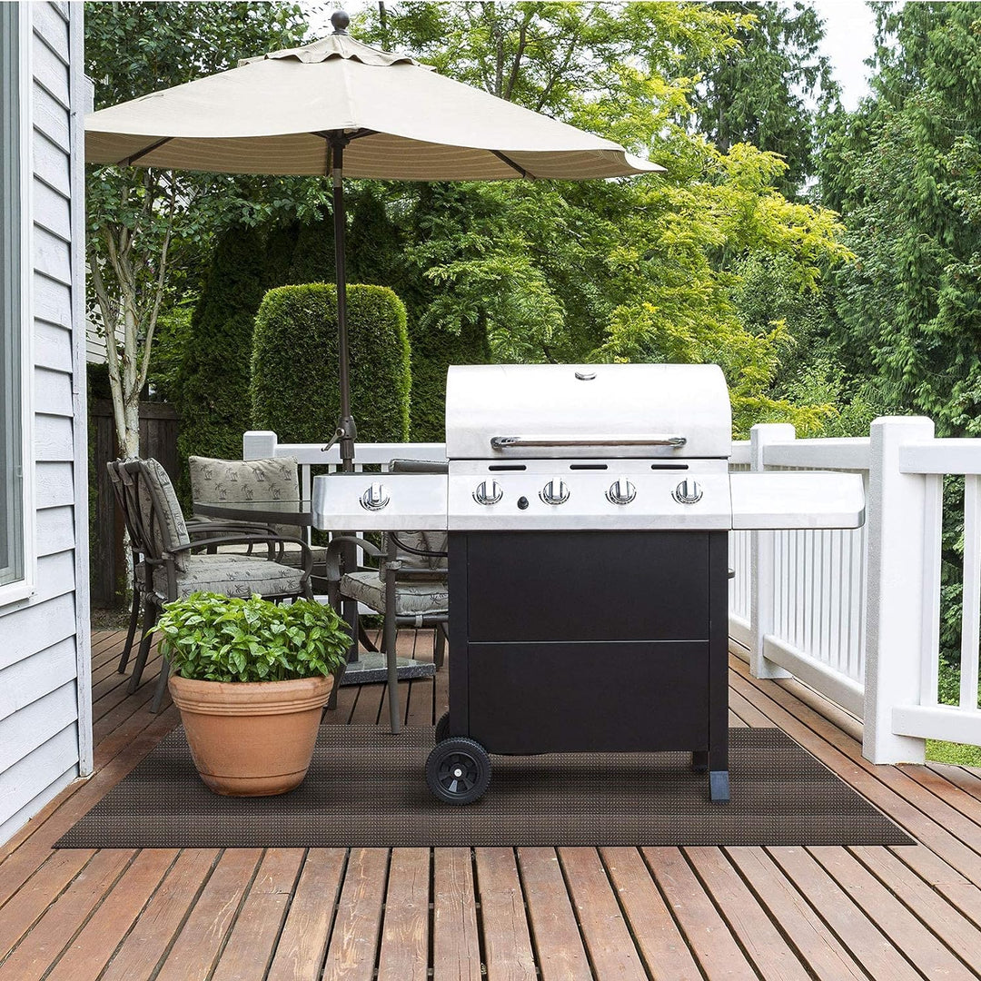 Floordirekt Grillschutzmatte | Schwer entflammbar | 2 Grössen | 5 Designs | Grillmatten zum Grillen