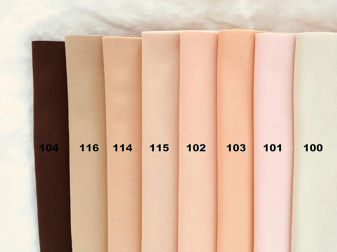 De Witte Engel Puppe Jersey hautfarben Stoff DIY Gesicht und Körper Puppenherstellung 25 * 80 cm (Ec