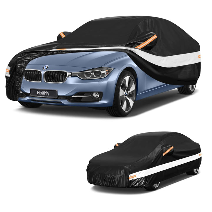 Autoabdeckung Passend für BMW 3er G20/G28（2018-2026） 10 Schichten Vollgarage Auto Abdeckplane 100% W