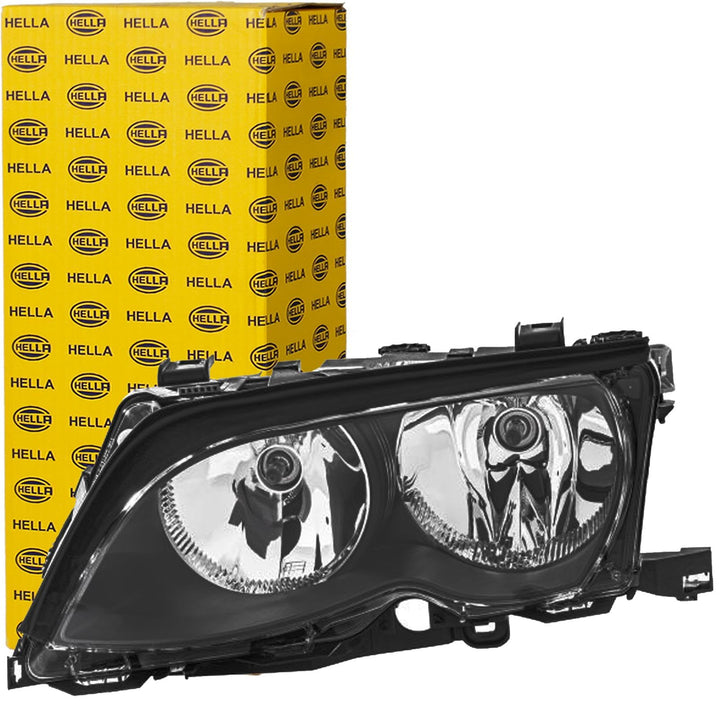 HELLA 1AG 009 059-011 Halogen-Hauptscheinwerfer - links - für u.a. BMW 3 (E46) Links Halogen, Links