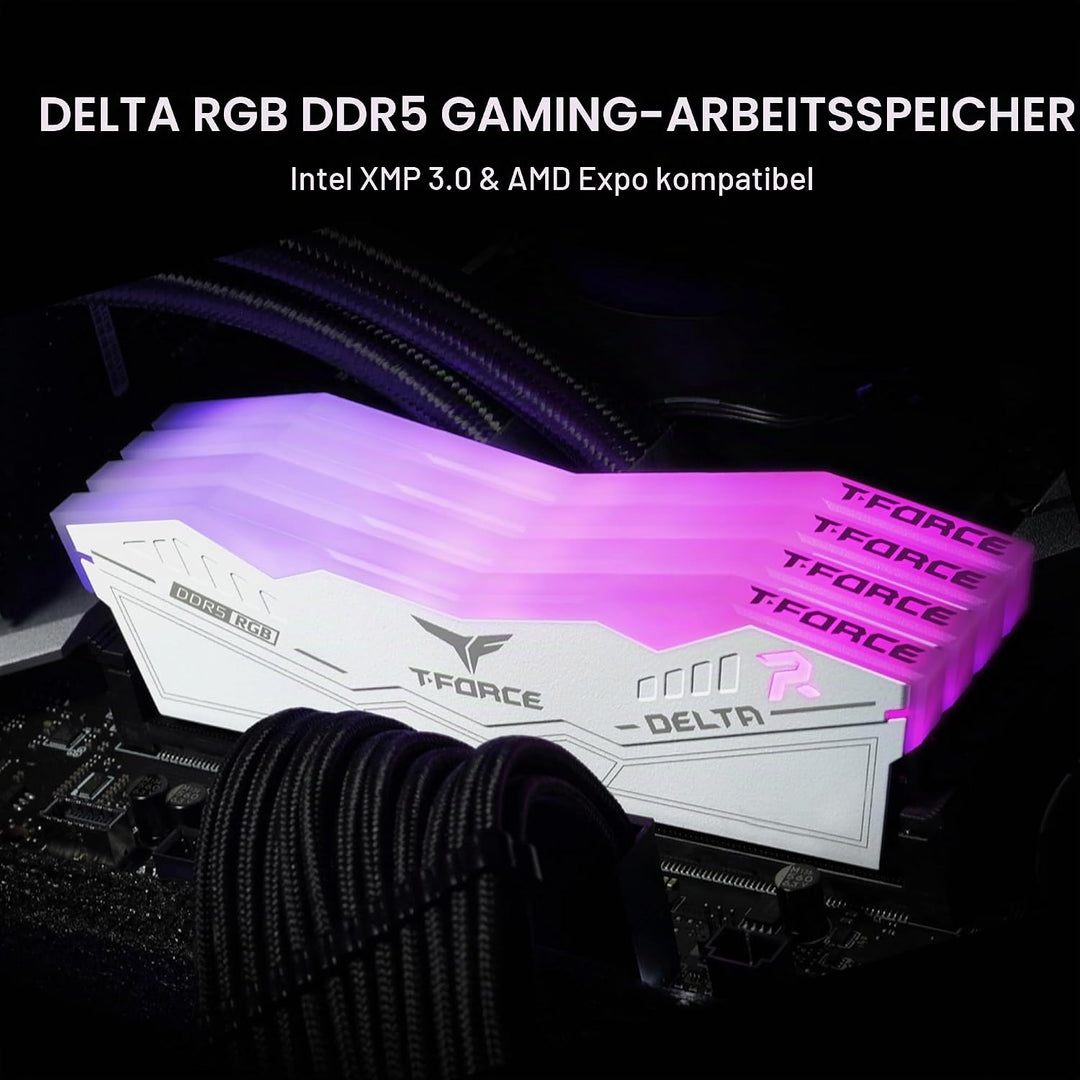 Team Group Arbeitsspeicher DIMM 32 GB DDR5-6000 (2X 16 GB) Dual-Kit 32GB(2x16GB) DDR5 6000MHz 30-36-