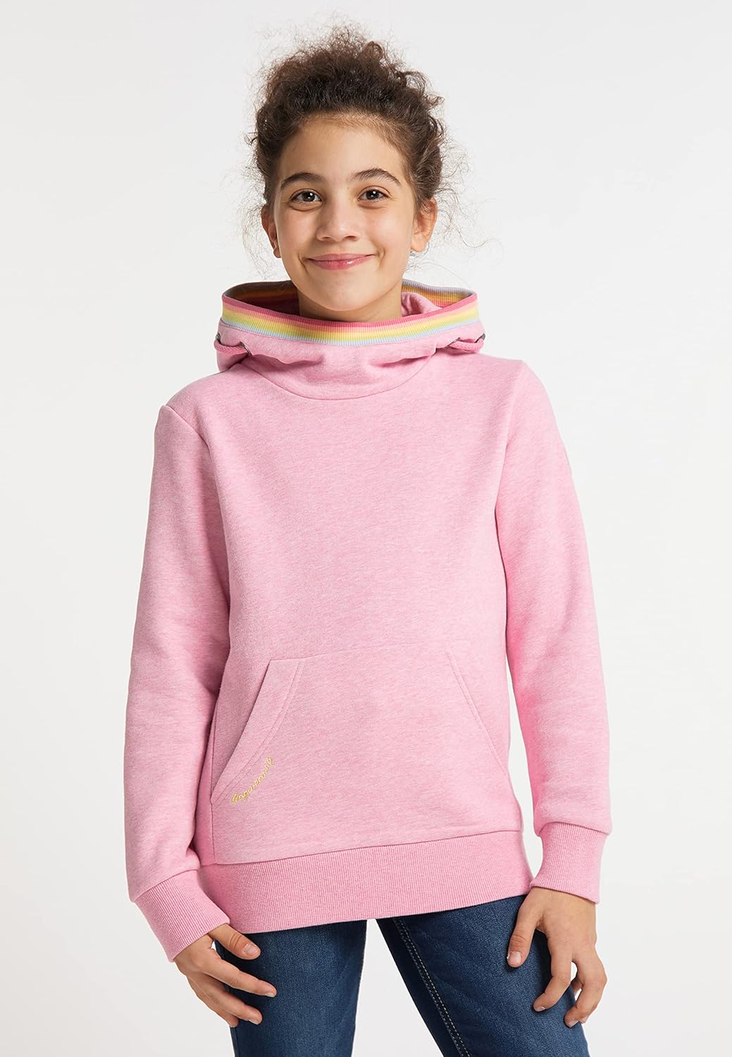 Ragwear Madlenka Mädchen Sweatshirt Sweater Pullover mit Kapuze Kapuzenpullover in sommerlichen Farb